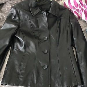 Woman’s leather jacket BARELY WORN